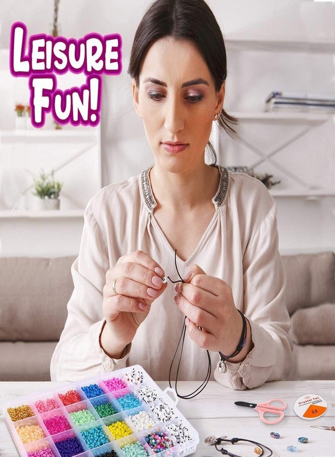 Beadsz مجموعة صنع الأساور من Beadsz، خرز بلاستيكي للأطفال، أدوات حرفية لصنع المجوهرات، قلائد، ربطات شعر، وخواتم، هدية مثالية لأعياد ميلاد الفتيات الصغيرات من عمر 4 إلى 7 سنوات، متعددة الألوان - Image 2